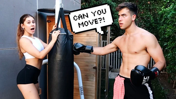 DISTRACTING My Boyfriend While He WORKS OUT!!