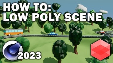 Cinema 4d 2023: Making a Low Poly Scene