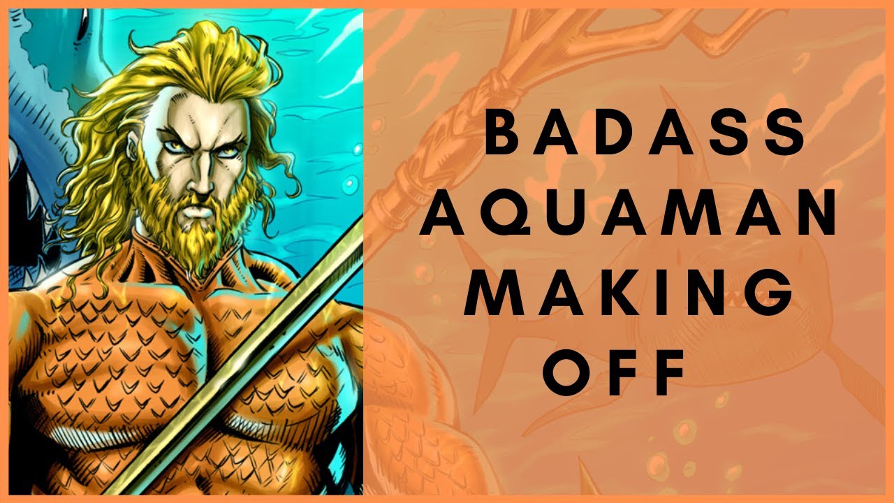 Aquaman Digital Colors Time lapse 🌊🌊🌊 YouTube