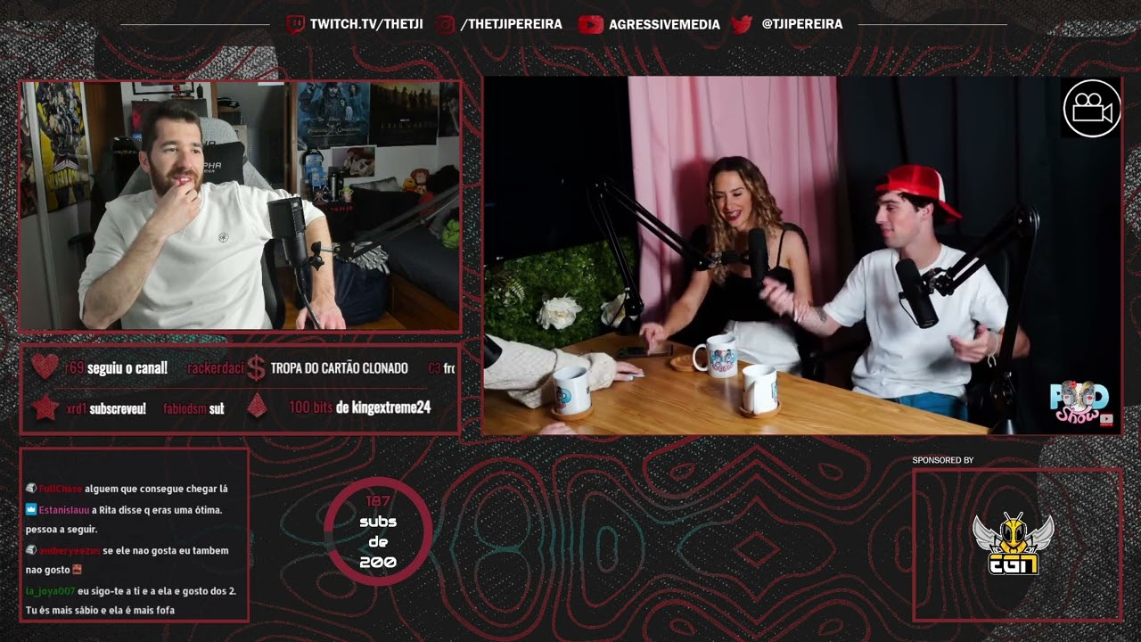 TJI REAGE A COMENTÁRIO SOBRE ELE NO PODSHOW