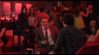 Funny moment of Barney and Marshall get drink