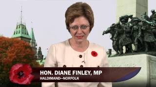 A Remembrance Day Message from Diane Finley