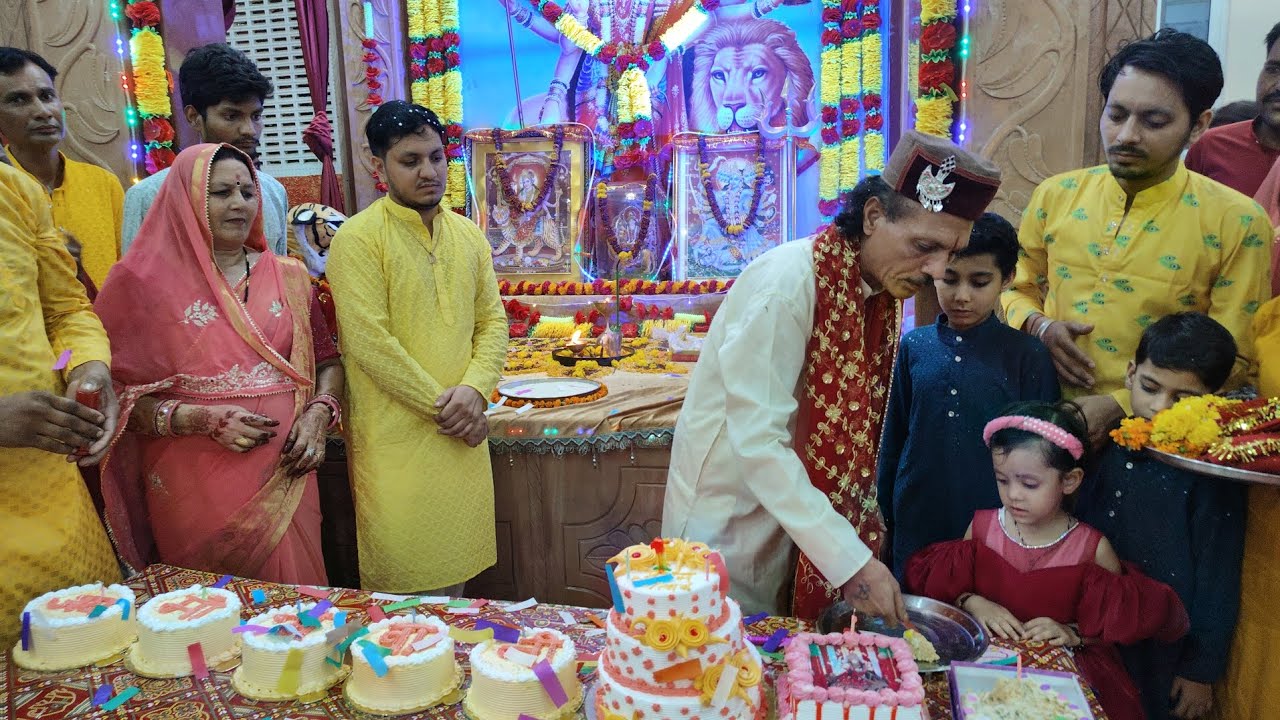 प्रथम पाटोत्सव मां कुल्लू भवानी के मंदिर में मनाया। #renwaldham #kulluwalimata #matarani #mataji