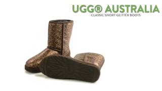 UGG® Australia Classic Short Glitter Boots (For Women)
