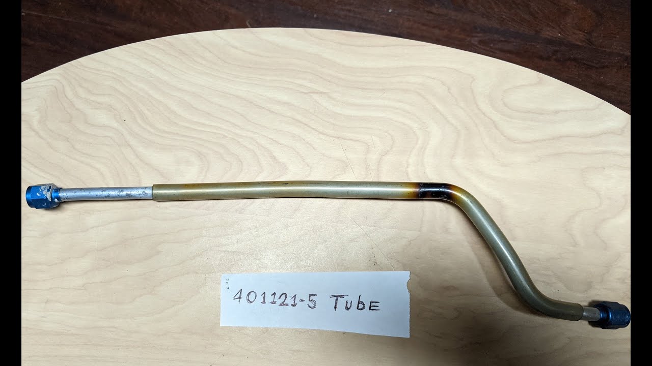 401121-5 TUBE - Fuel Line Firewall to Selector - Grumman Style