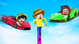 ¡CUIDADO con LOS SUPER COCHES en GTA 5! 😂💥 AUTOS vs CORREDORES con RAPTORGAMER, RAMCORE y DANY screenshot 4