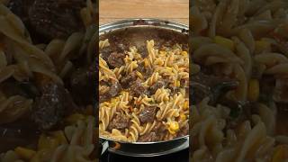 La próxima vez, haz la pasta con carne así. #recetas #video #pasta