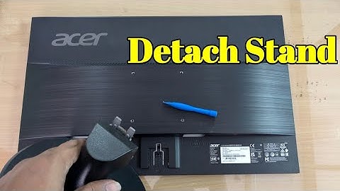 How to detach acer monitor Stand | কিভাবে acer মনিটরের স্ট্যান্ড খুলবো?
