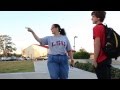 Crazy Lady at Skatepark