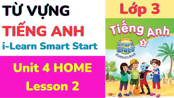 Từ vựng Tiếng Anh Lớp 3 i Learn Smart Start Unit 4 Home Lesson 2 #học từ vựng tiếng Anh