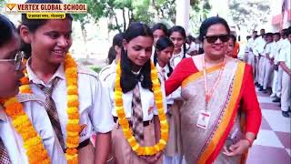 Proud moments at Vertex Global School as our Class 10 students shine bright in their CBSE results!
