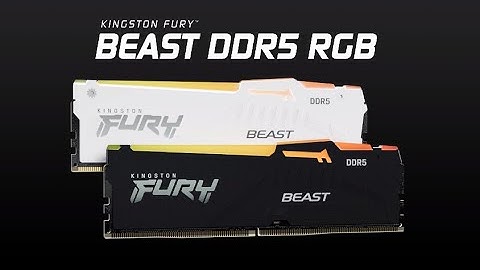 Kingston FURY Beast DDR5 RGB - Ahora en Blanco