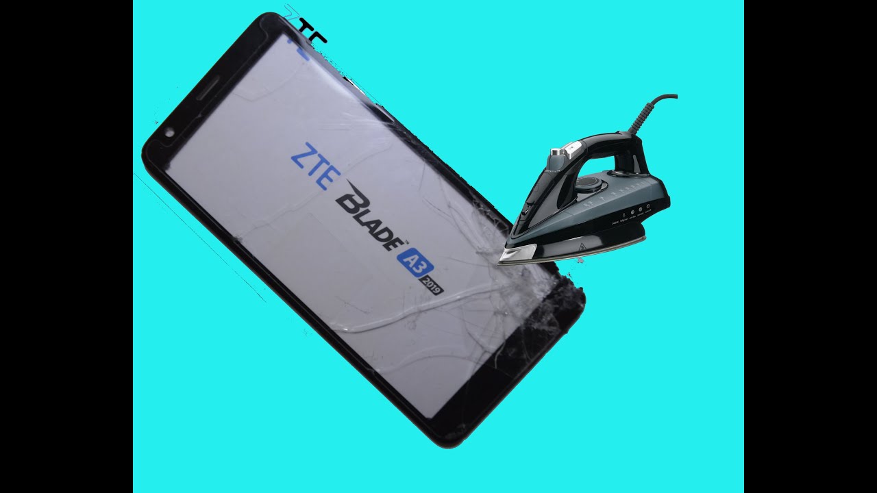 Ремонт телефона при помощи утюга - YouTube