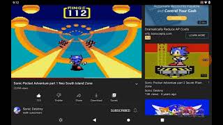 Game In Reverse Sonic Pocket Adventure