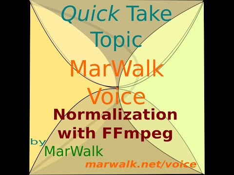 Normalization with FFmpeg