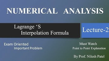 Important Example of Lagrange