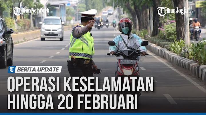 JENIS PELANGGARAN YANG DITINDAK DALAM OPERASI KESELAMATAN 2023