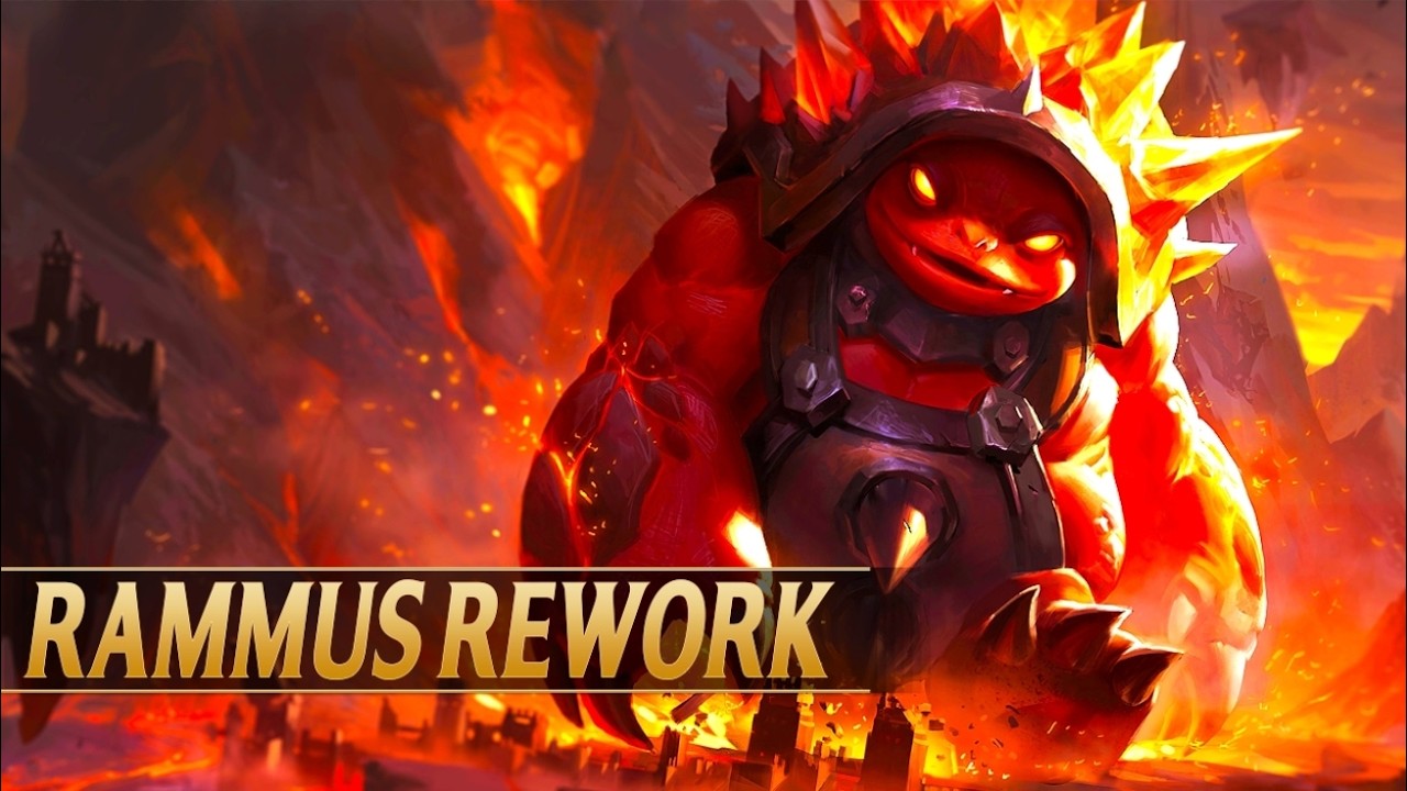 RAMMUS ALL ABILITIES NEW CHANGES - League of Legends - YouTube