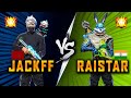 Freefire : OP JACK👽  ⚔️  RAISTAR👽 🇮🇳 VS 🇲🇦 | CRAZY GAMEPLAY 🔥