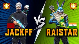 Freefire : OP JACK👽  ⚔️  RAISTAR👽 🇮🇳 VS 🇲🇦 | CRAZY GAMEPLAY 🔥