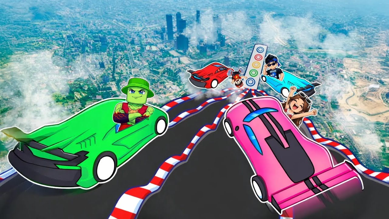 Course IMPOSSIBLE sur une RAMPE QUI BOUGE dans GTA 5…