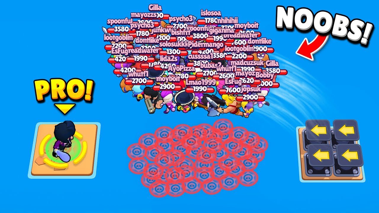 *ПРО* БИБИ против КОМАНДЫ НУБОВ! (Провалы и эпические победы в Brawl Stars! #85)