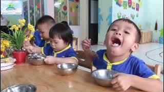 Một Ngày của bé ở trường Mầm non Mặt Trời Xanh