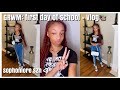 GRWM: First Day Of School Sophomore Year + Vlog 📚