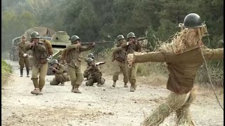 картинка: Китайская армия устроила засаду на японцев, используя чучела, чтобы сбить их с толку, и уничтожив