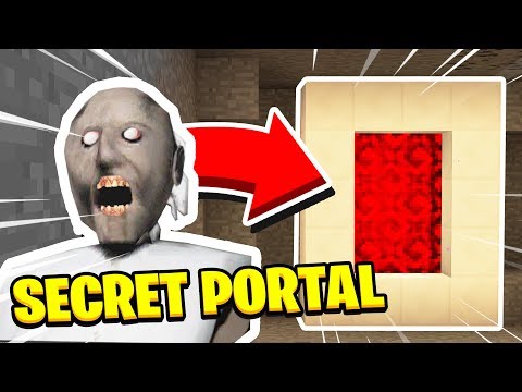 WE FOUND GRANNYS SECRET PORTAL! (Ps3/Xbox360/PS4/XboxOne/PE/MCPE)