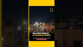 Iran fires missiles at US base in Jordan