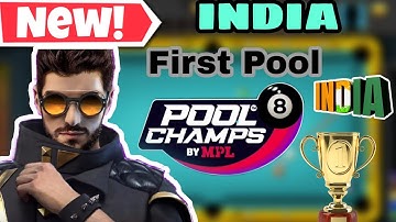 Mpl Pool Champ India 🇮🇳 First Pool Game By MPL || 8 BALL POOL ||