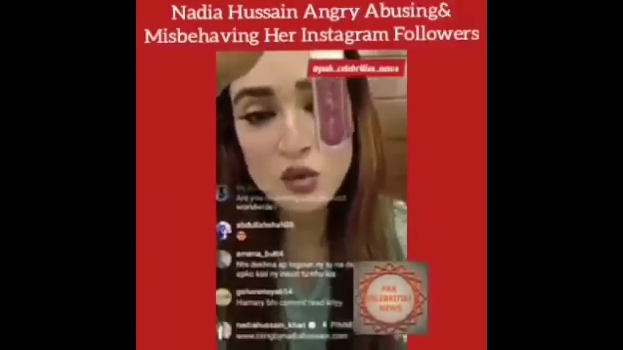 Viral Video Of Nadia Hussain Is Abusing Her Instagram Followers 😂 