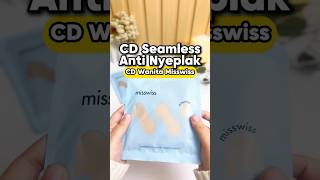 Anti Nyeplak di Celana! Tanpa Jahitan Anti Jiplak Misswiss CD Wanita Seamless Adem Mid Waist