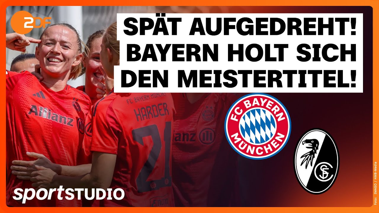 FC Bayern München – SC Freiburg | Frauen-Bundesliga, 20. Spieltag 2024/25 | sportstudio