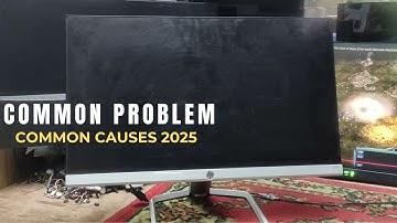 HP Borderless Monitor Panel Problem: Common Causes 2025 | Created by Afjal Hossain