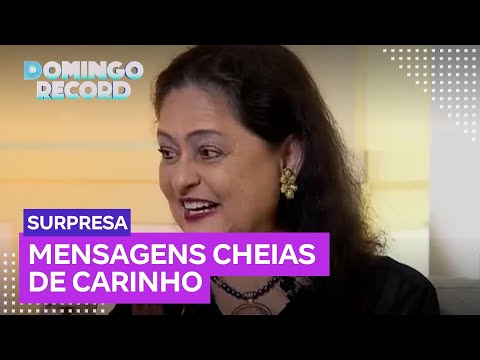 Simone Carvalho é surpreendida com vídeos de atores com quem contracenou