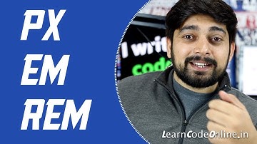 px em and rem - Fast and easy way