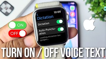 Apple Watch SE: gesproken tekst in- en uitschakelen