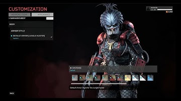 CLASSIC PREDATOR NEW ARMOR CUSTOMIZATION JUNGLE HUNTER 