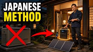 Whole Home Generators Are Expensive. Do the Japanese Method Instead!