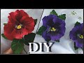 ВИОЛА | АНЮТИНЫ ГЛАЗКИ | УКРАШЕНИЯ СВОИМИ РУКАМИ из ФОАМИРАНА| Flowers from FOAMIRAN