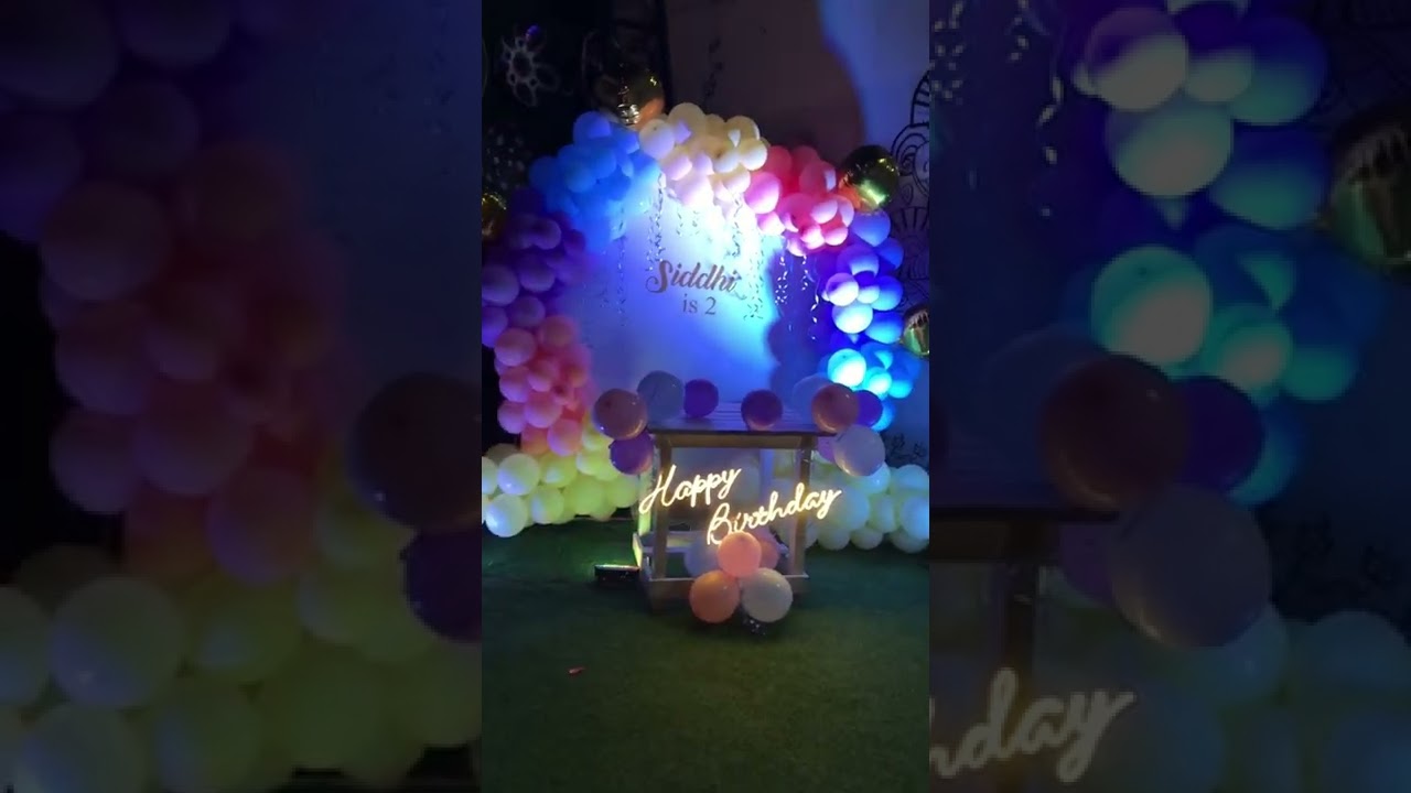 2nd Girl Birthday Decoration Idea Unique 