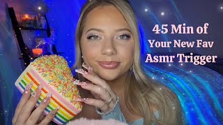 Asmr 45 Min of Your New Favorite Trigger - Cake Squishy, Tapping, Scratching, Squishing 🎂