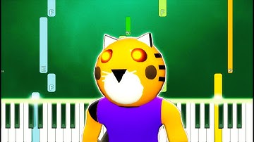 Piggy ROBLOX - Tigry (Piano Tutorial)