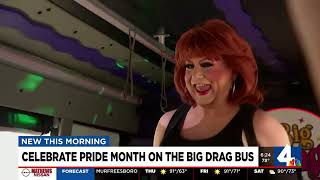Drag party bus stands out in Nashville