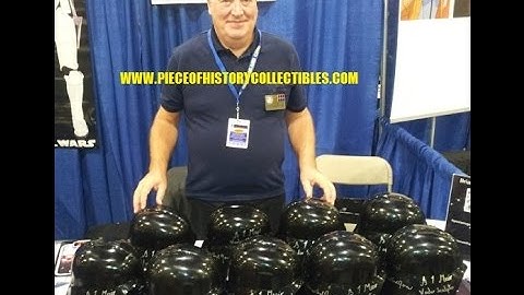 Original Darth Vader Helmet Sculptor, Brian Muir Signing Autographs in 2014!