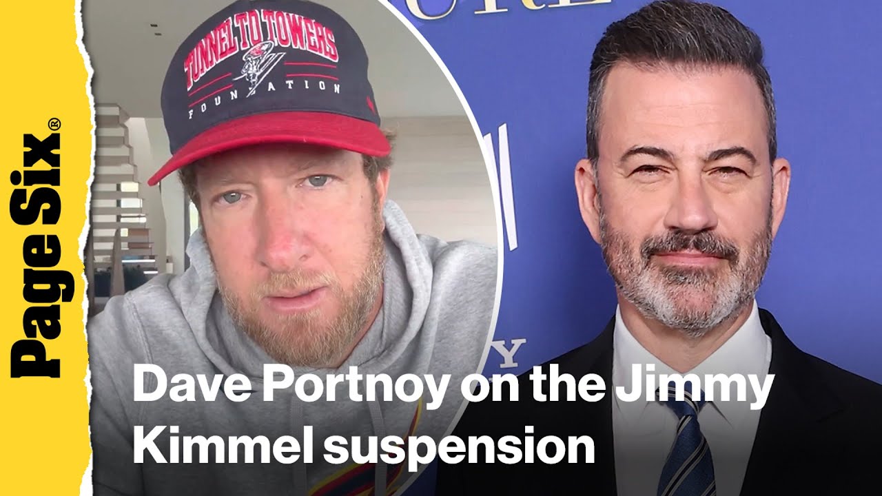Dave Portnoy shares his thoughts on the Jimmy Kimmel suspension