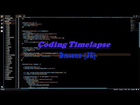 TimeLapse Coding #4 - Discord Bot [JS]