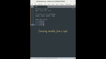unpacking the items from the tuple #shorts #pythonprogramming #python #pythonforbeginners